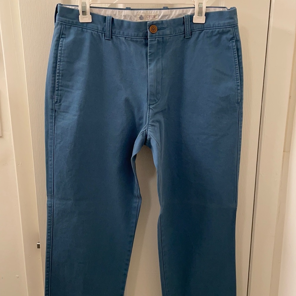 J.Crew Classic Fit Blue Chino Pants